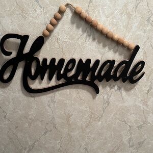 BrownWooden 'Homemade' Wall Decor